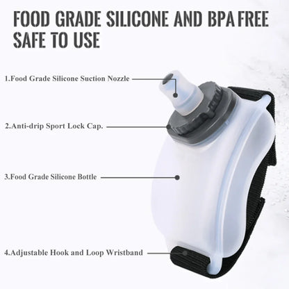HydraSnap™ Hands-Free Wrist Water Bottle - HydraSnap