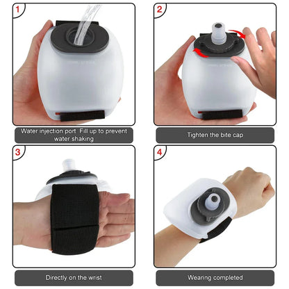 HydraSnap™ Hands-Free Wrist Water Bottle - HydraSnap